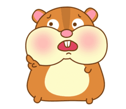 The cute Hamster family sticker #8119867