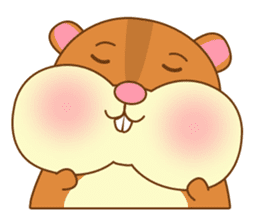 The cute Hamster family sticker #8119868
