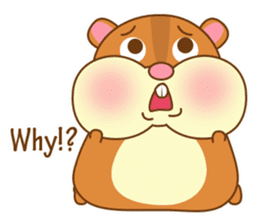 The cute Hamster family sticker #8119869