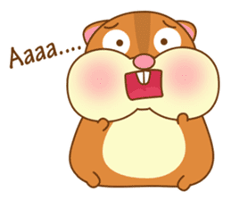 The cute Hamster family sticker #8119870