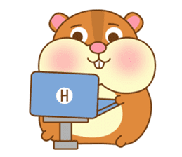 The cute Hamster family sticker #8119876