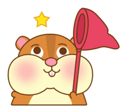 The cute Hamster family sticker #8119877