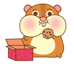 The cute Hamster family sticker #8119878