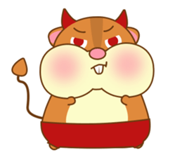 The cute Hamster family sticker #8119880