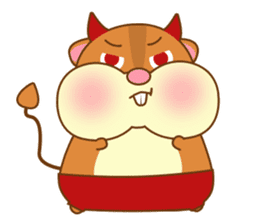 The cute Hamster family sticker #8119880