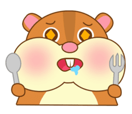 The cute Hamster family sticker #8119881