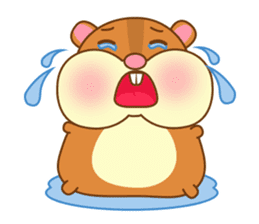 The cute Hamster family sticker #8119883