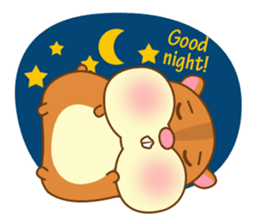 The cute Hamster family sticker #8119886