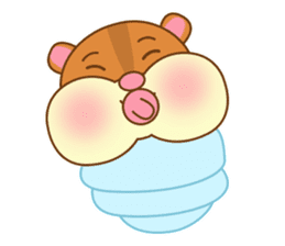 The cute Hamster family sticker #8119888