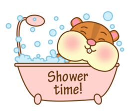 The cute Hamster family sticker #8119889