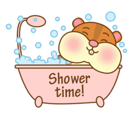 The cute Hamster family sticker #8119889