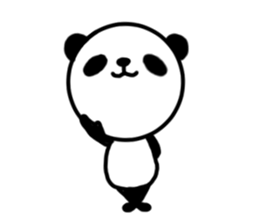 The unusual panda sticker #8120012