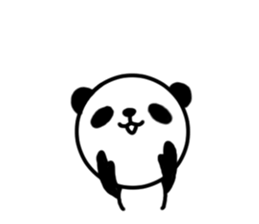 The unusual panda sticker #8120013