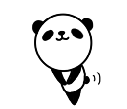 The unusual panda sticker #8120014