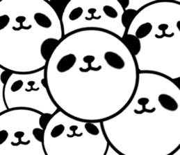 The unusual panda sticker #8120016