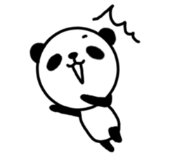 The unusual panda sticker #8120017