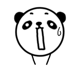 The unusual panda sticker #8120020