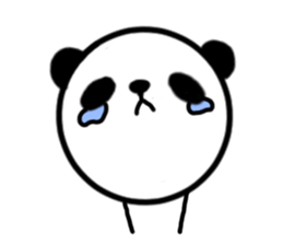 The unusual panda sticker #8120022