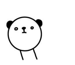 The unusual panda sticker #8120026