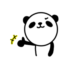The unusual panda sticker #8120033