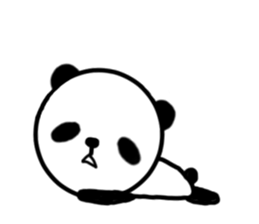 The unusual panda sticker #8120034