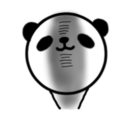 The unusual panda sticker #8120036