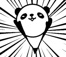 The unusual panda sticker #8120041