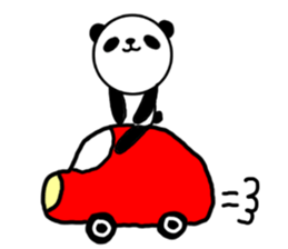 The unusual panda sticker #8120044