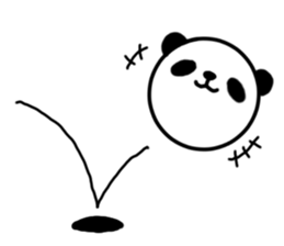 The unusual panda sticker #8120049