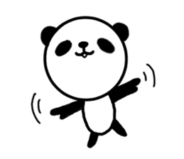 The unusual panda sticker #8120051