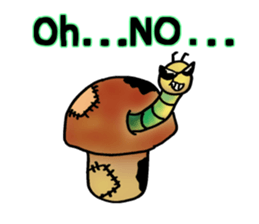 Mushroom names  stick to the Japanese. sticker #8120526