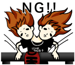 V ROCK BANDGAL STICKER sticker #8121182