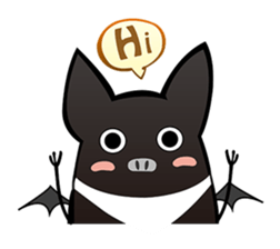 Bat Story-Ait & Ms.Bi sticker #8121921