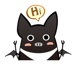 Bat Story-Ait & Ms.Bi sticker #8121921