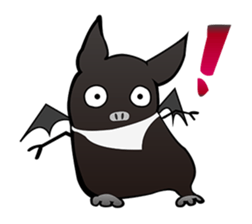 Bat Story-Ait & Ms.Bi sticker #8121922