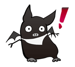 Bat Story-Ait & Ms.Bi sticker #8121922