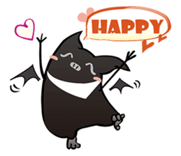 Bat Story-Ait & Ms.Bi sticker #8121933