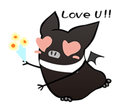 Bat Story-Ait & Ms.Bi sticker #8121942