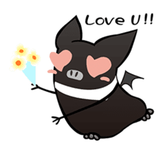 Bat Story-Ait & Ms.Bi sticker #8121942
