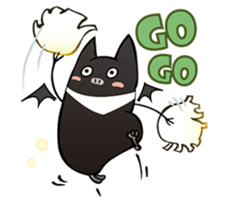 Bat Story-Ait & Ms.Bi sticker #8121951