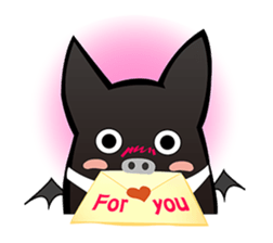Bat Story-Ait & Ms.Bi sticker #8121953