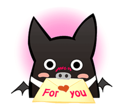 Bat Story-Ait & Ms.Bi sticker #8121953