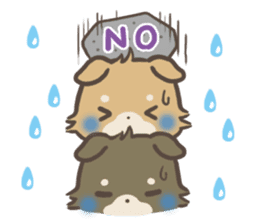 mild-Shiba-inu Vol.4 -Combi- sticker #8122084