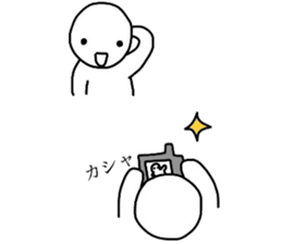 Smiling a scary guy 2 sticker #8122215