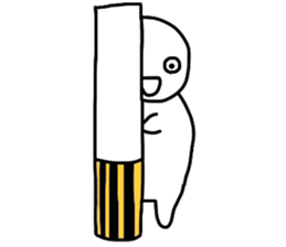 Smiling a scary guy 2 sticker #8122234