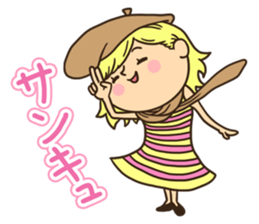 Greetings in the world of costume sticker #8122661