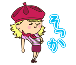 Greetings in the world of costume sticker #8122672