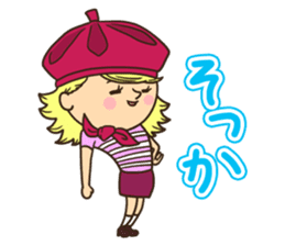 Greetings in the world of costume sticker #8122672