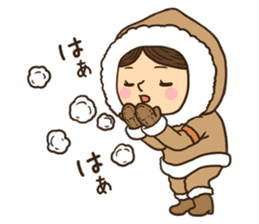 Greetings in the world of costume sticker #8122674