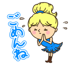 Greetings in the world of costume sticker #8122688